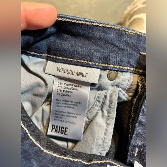 PAIGE denim Verdugo Ankle sz 26- beautiful jeans, incredible quality - so nice - Picture 13 of 14